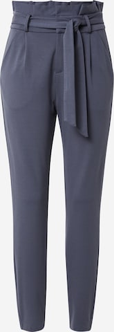 VERO MODA Slim fit Pleat-front trousers 'Eva' in Blue: front