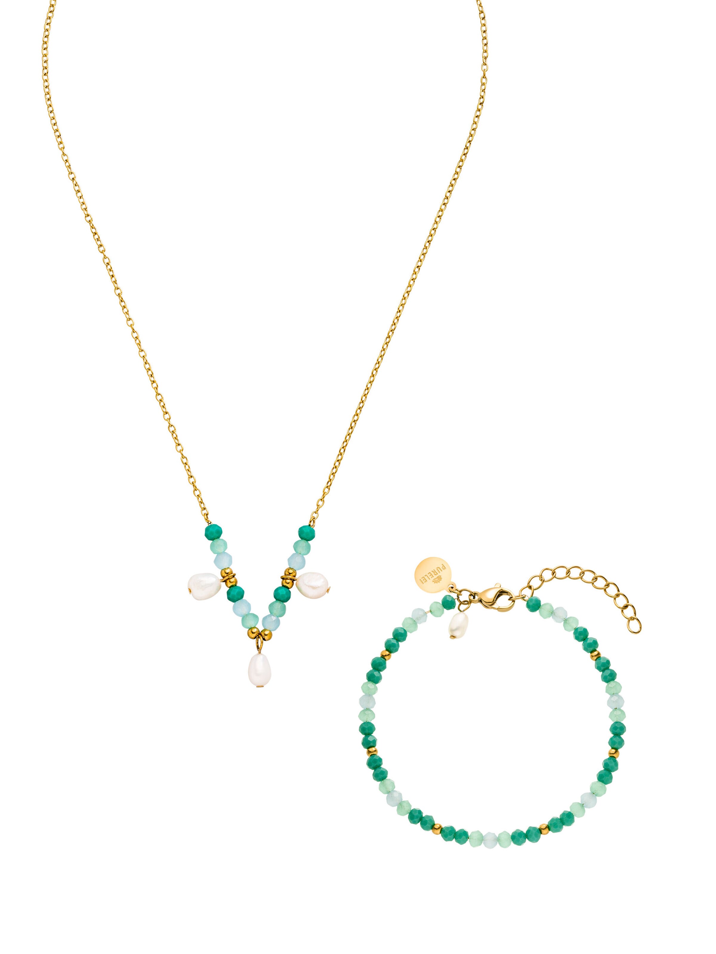 PURELEI - Conjunto de joyería 'Mahina Club Beach Breeze' en oro