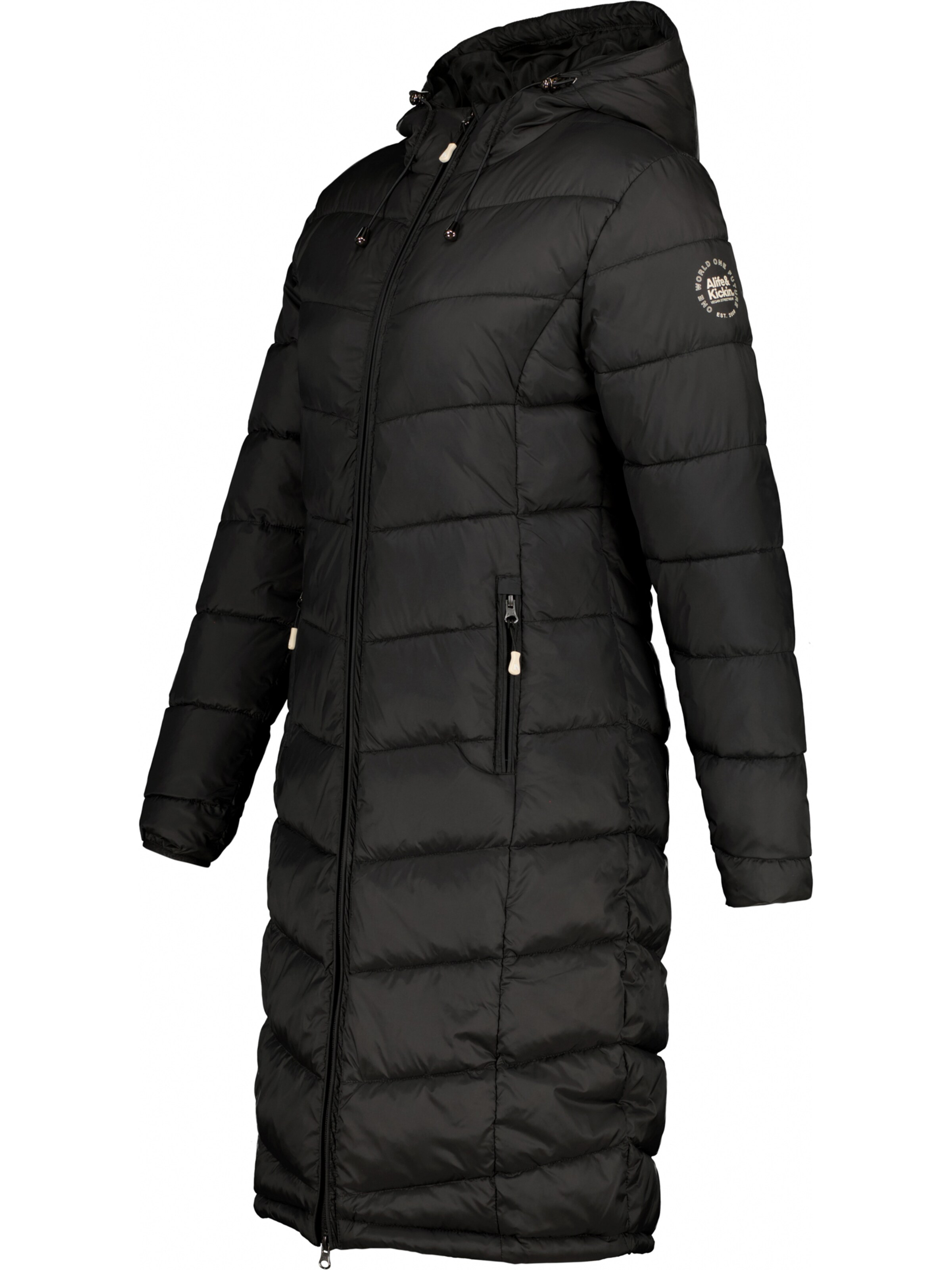 alife & kickin Zimný kabát 'FrancesAK' - Čierna