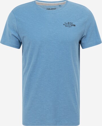 T-Shirt BLEND en bleu : devant