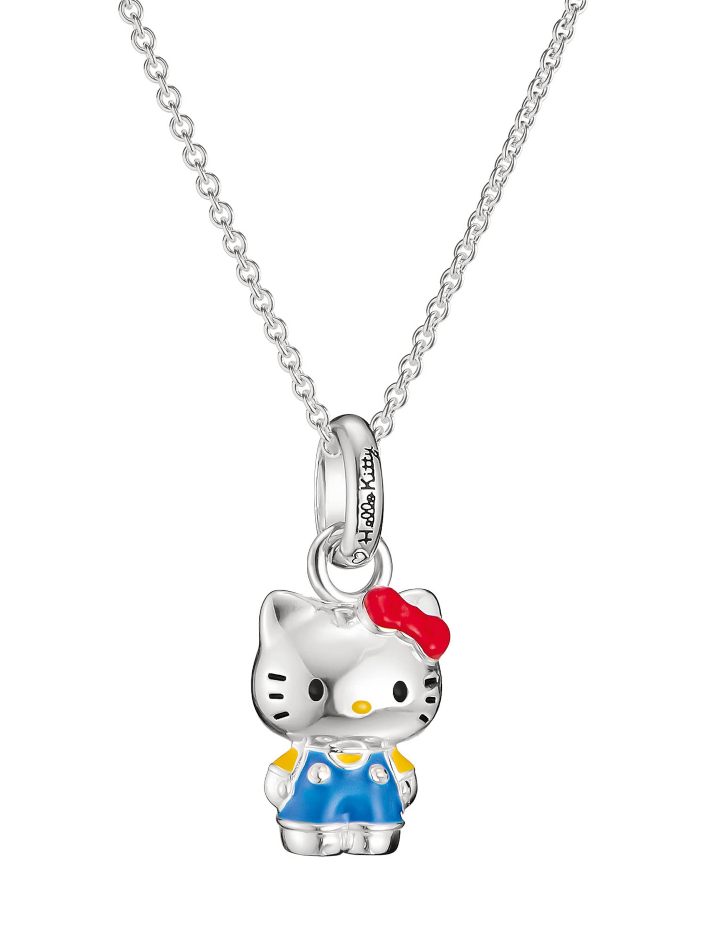 Thomas Sabo Hello Kitty Kette in Blau: Vorderseite