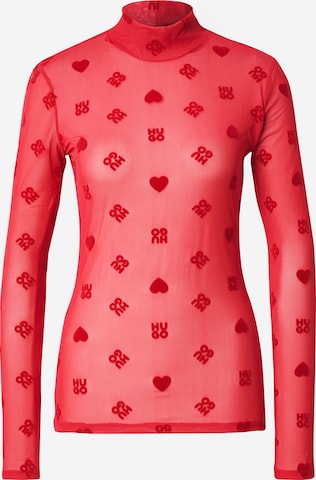 HUGO Red Shirt 'Diliona' in Red: front