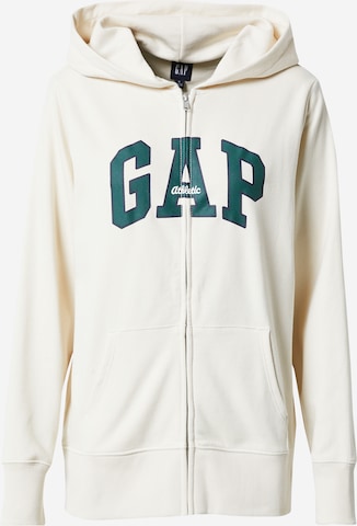 GAP Sweatjacke in Beige: predná strana