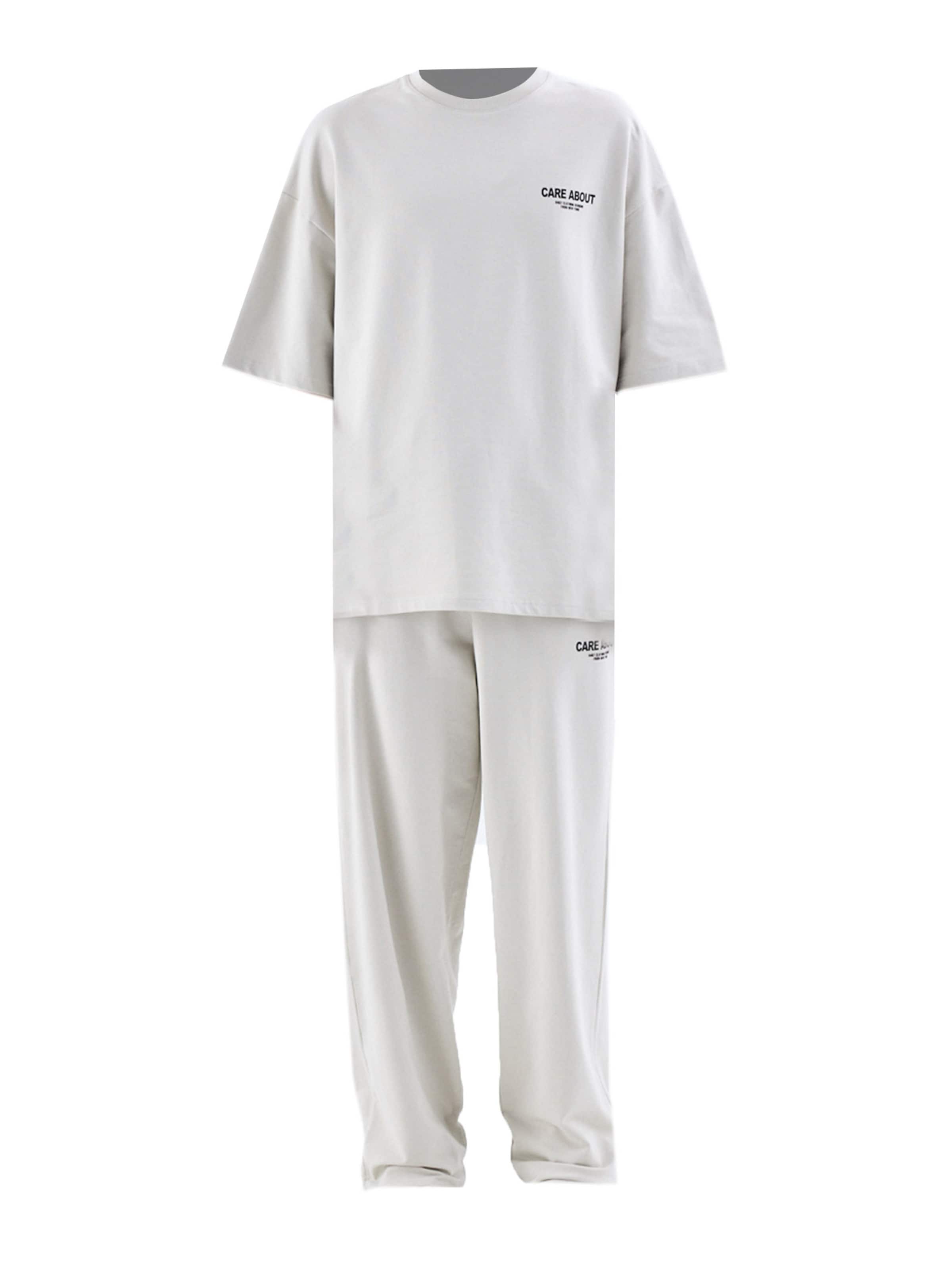 VAMOS CLO Свободный крой Штаны в Серый: спереди