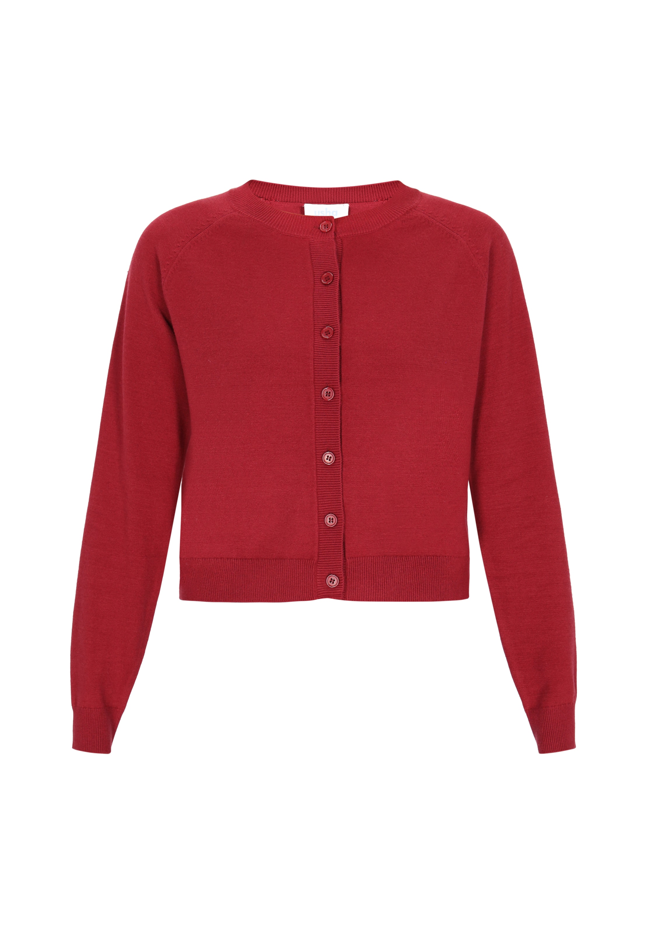usha BLUE LABEL Strickjacke in Rot: Vorderseite