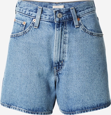 mėlyna LEVI'S ® Plačios klešnės Džinsai 'Cinch Mid-Thigh Short': priekis