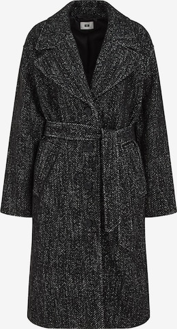 WE FashionPrijelazni kaput - crna boja: prednji dio