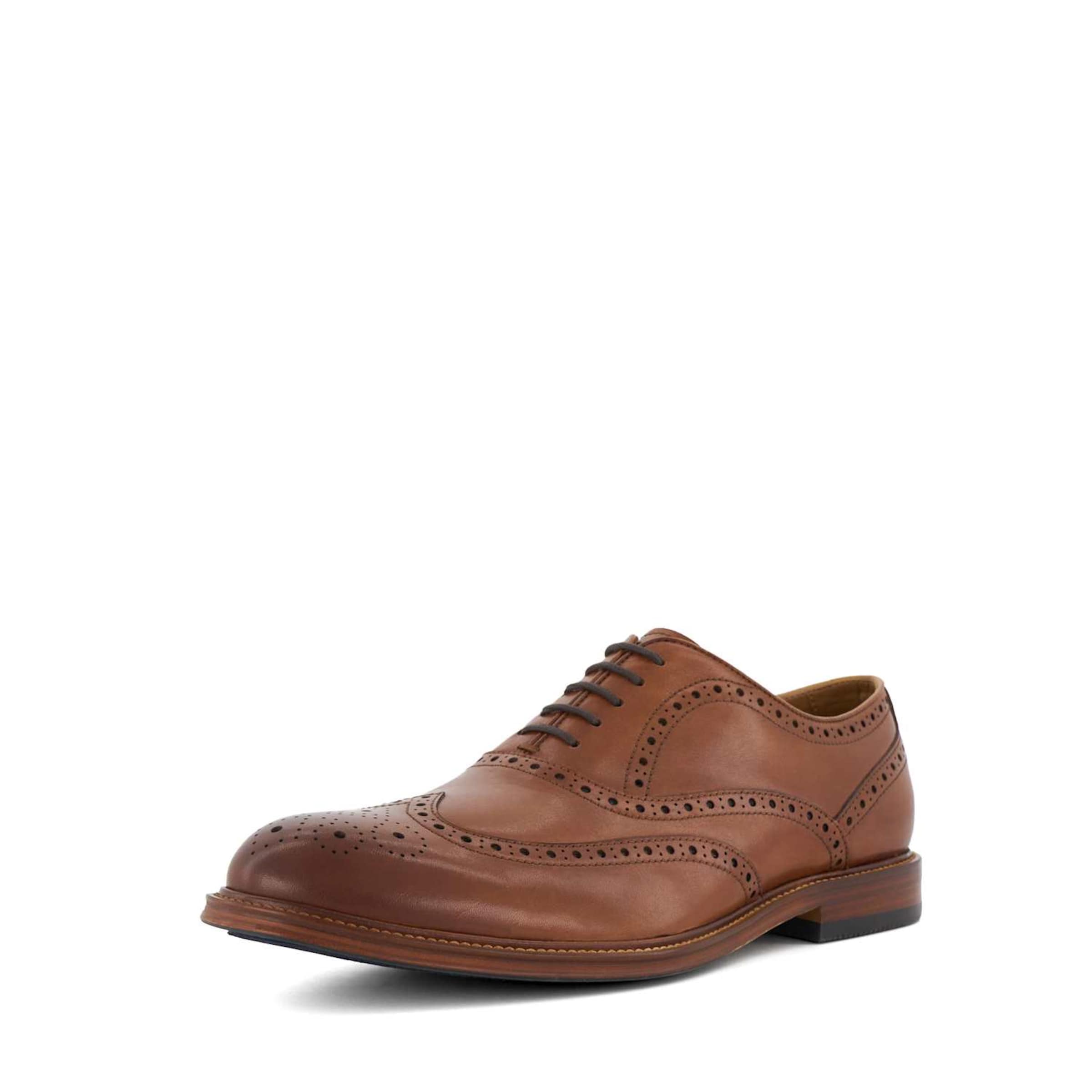 Dune LONDON Veterschoen in Bruin: voorkant