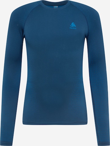 Base Layer ODLO en bleu : devant