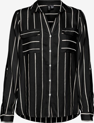 VERO MODA Blus 'CORIS' i svart / vit, Produktvy