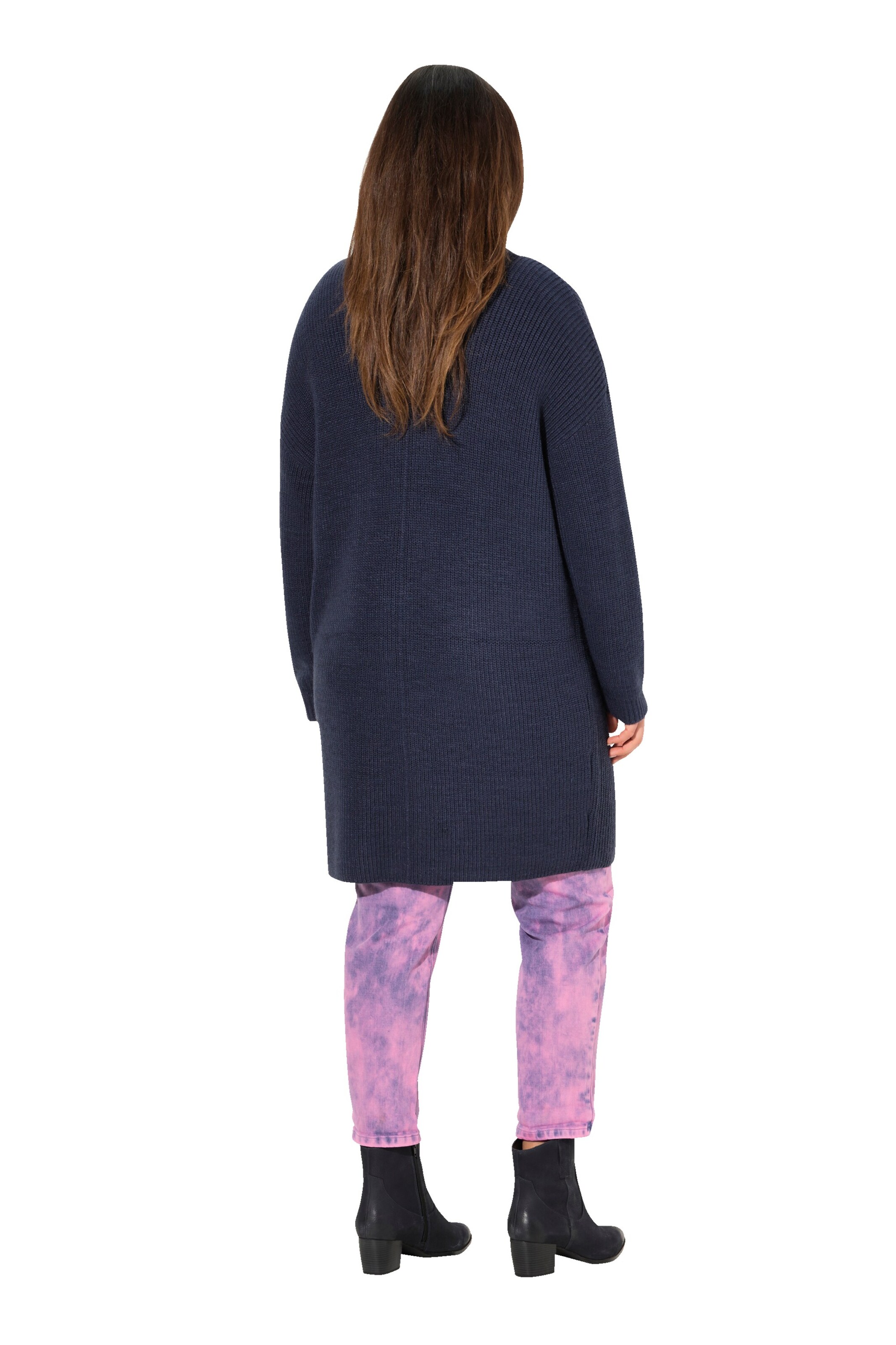 Ulla Popken Strickjacke in Blau