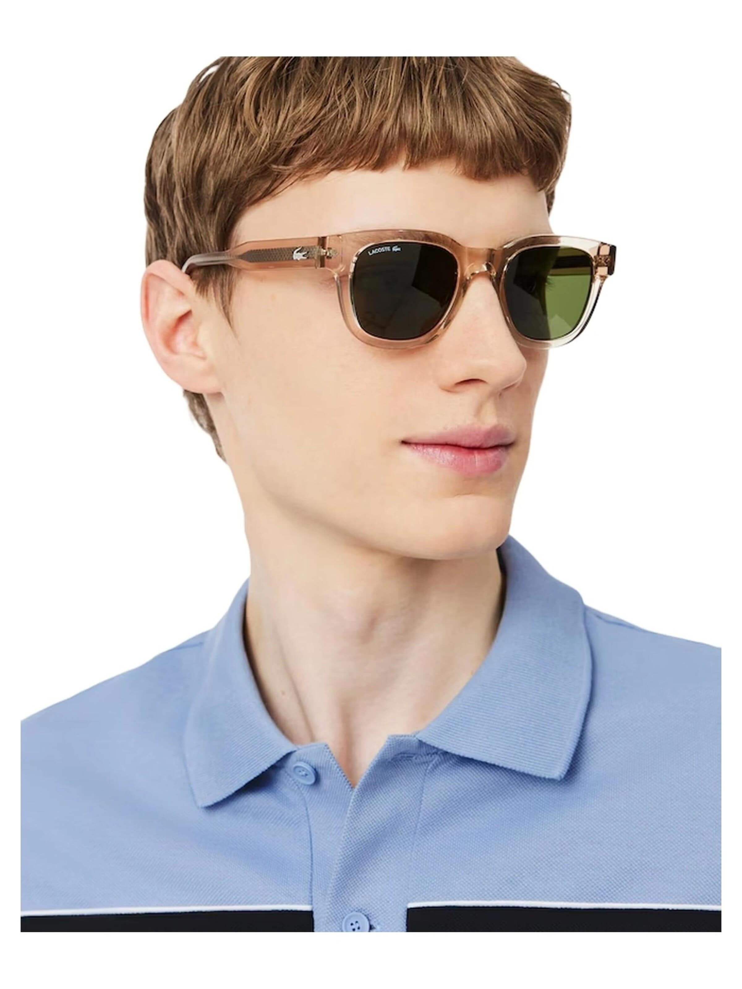 LACOSTEMajica 'Polo lacoste azul regular fit colour block shirt' - plava boja