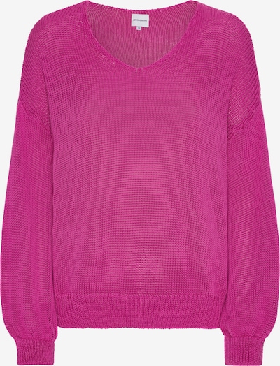 americandreams Oversizepullover 'Milana Cotton' in S in neonpink, Produktansicht