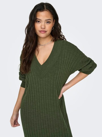 ONLY Knitted dress 'NEW TESSA' in Green