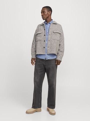 JACK & JONES Comfort fit Overhemd in Beige