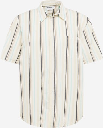 WEEKDAY Comfort fit Button Up Shirt 'Vincent' in White: front