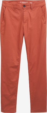 TOM TAILOR Панталон Chino в червено: отпред