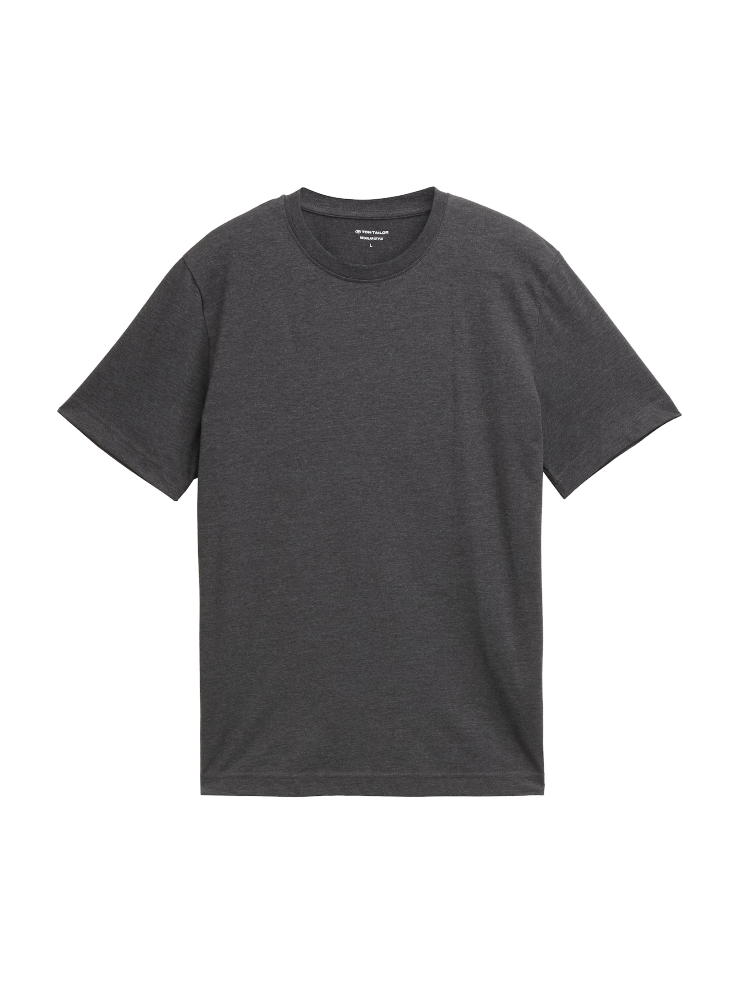 TOM TAILOR Shirt in Grey: front