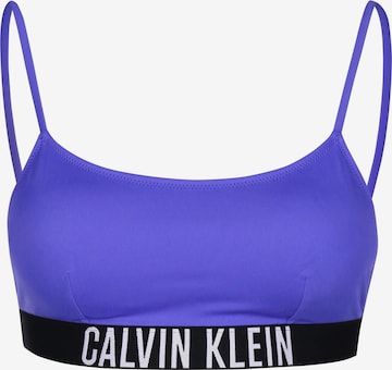 Calvin Klein Swimwear Bikinitop in Blau: predná strana