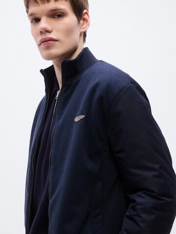 BOSS Sweat jacket 'C-Shepherd 242_AM' in Blue