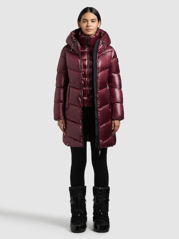 khujo Зимнее пальто 'Adriana' в Красный: спереди