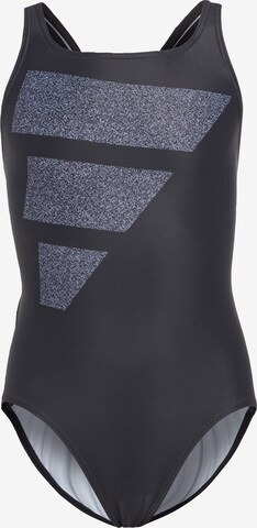 ADIDAS PERFORMANCE Athletic Swimwear 'Big Bars Logo' in Black