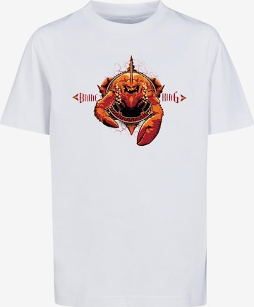 ABSOLUTE CULT T-Shirt 'Aquaman - Brine King' in Weiß: predná strana