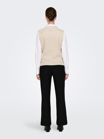 ONLY Knitted vest 'ONLCELESTE' in Beige