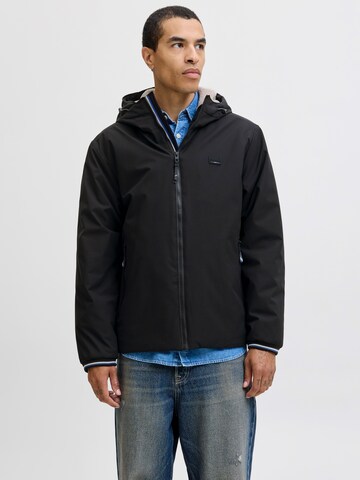Jack & Jones Premium Přechodná bunda 'JPRBLUALVES JACKET' – černá: přední strana