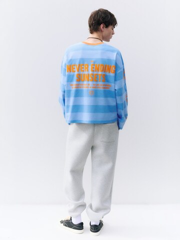 Pull&Bear Póló - kék: elől