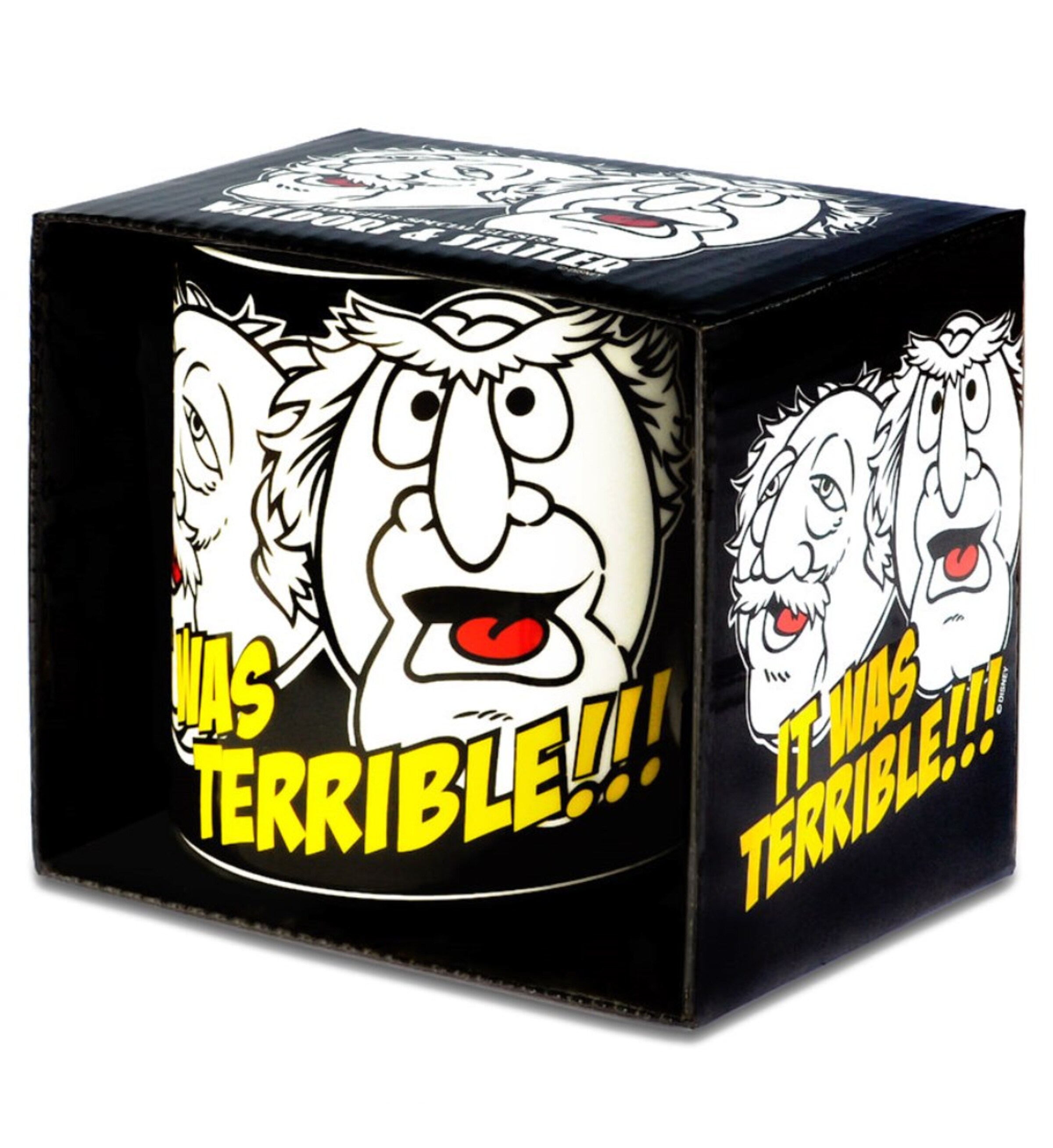 LOGOSHIRT Tasse 'Waldorf und Statler' in Schwarz