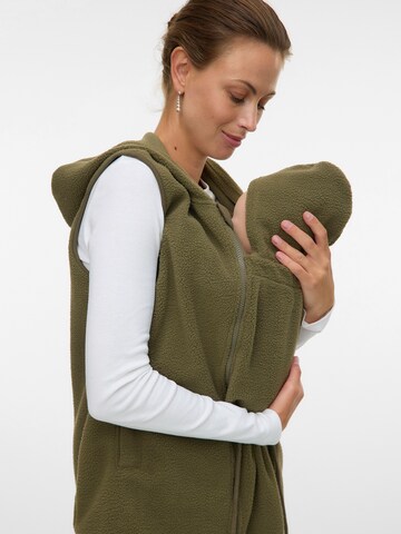 MAMALICIOUS Weste 'MLLISSY' in Grün: Vorderseite