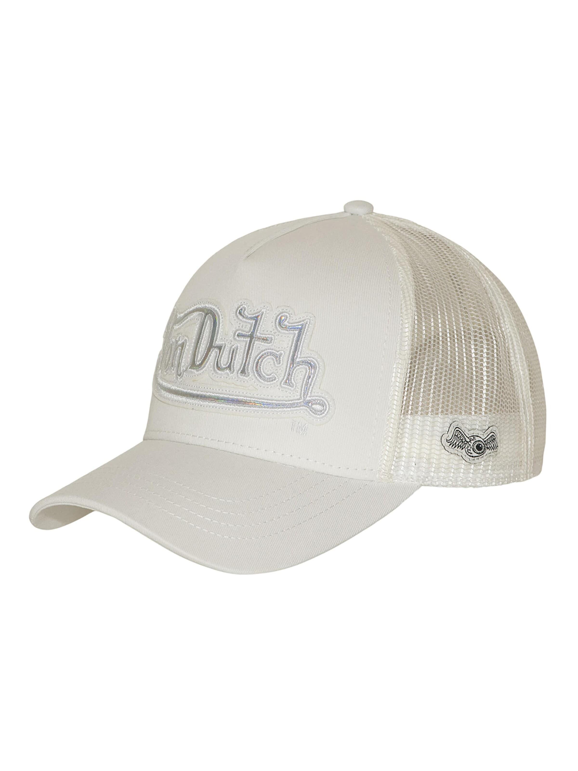 Von Dutch Cap 'Rainbow'‌‌‌‌‌ in Weiß: Vorderseite