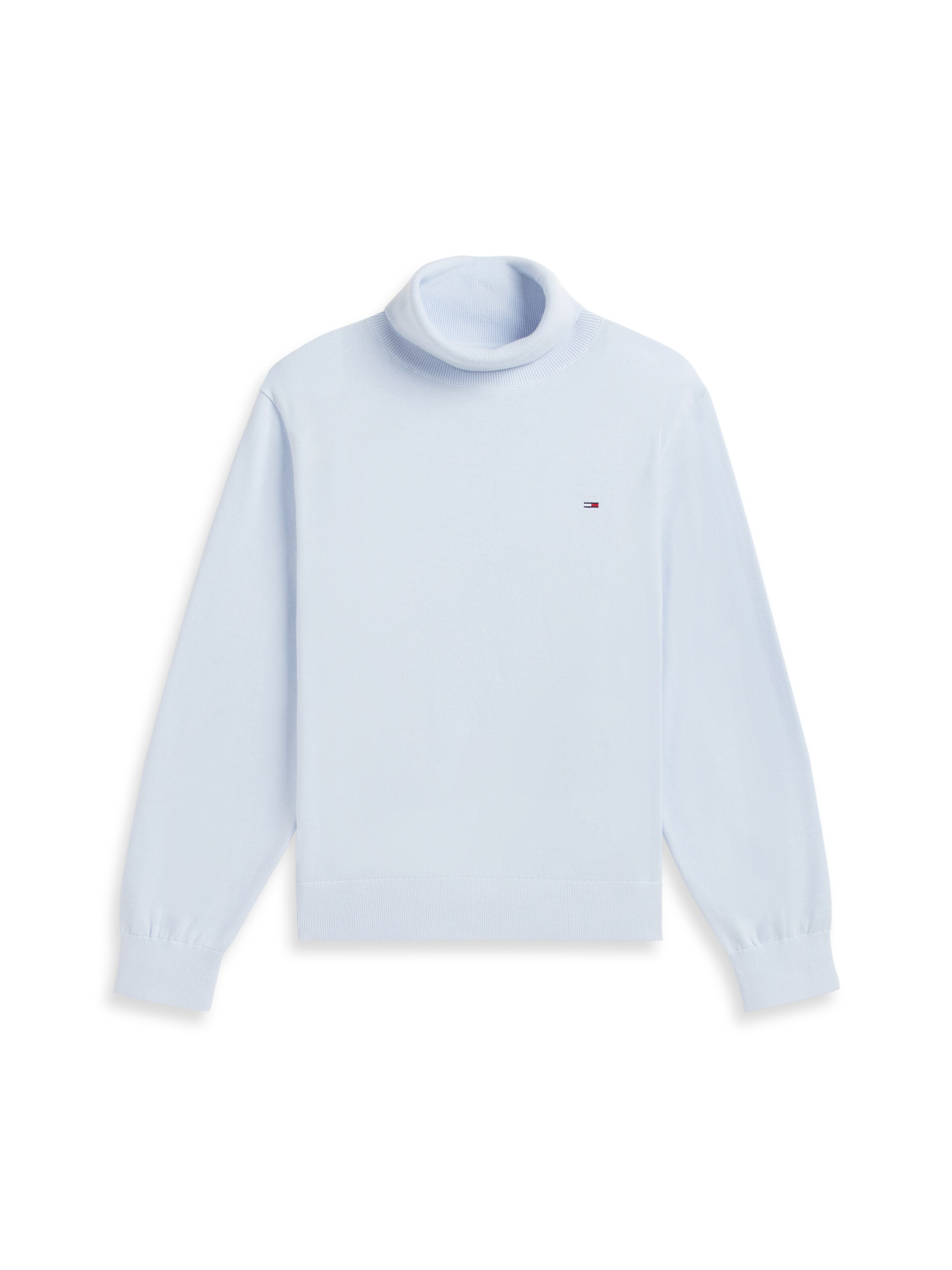 mėlyna Tommy Jeans Megztinis 'ESSENTIAL': priekis