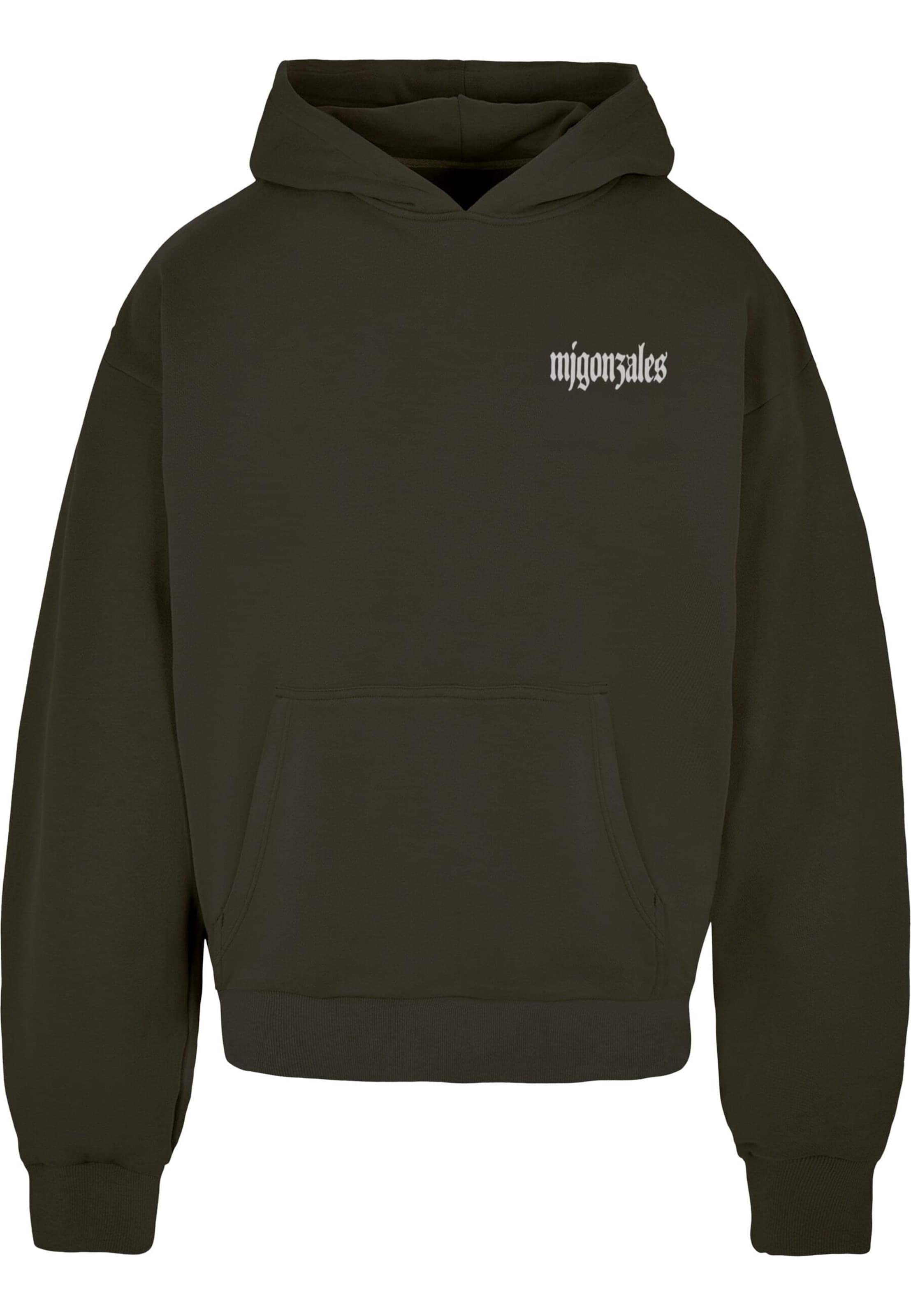 MJ Gonzales Sweatshirt 'Frosted Wings' i grön: framsida