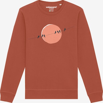 Sweat-shirt 'Countryside 01' Watapparel en marron : devant