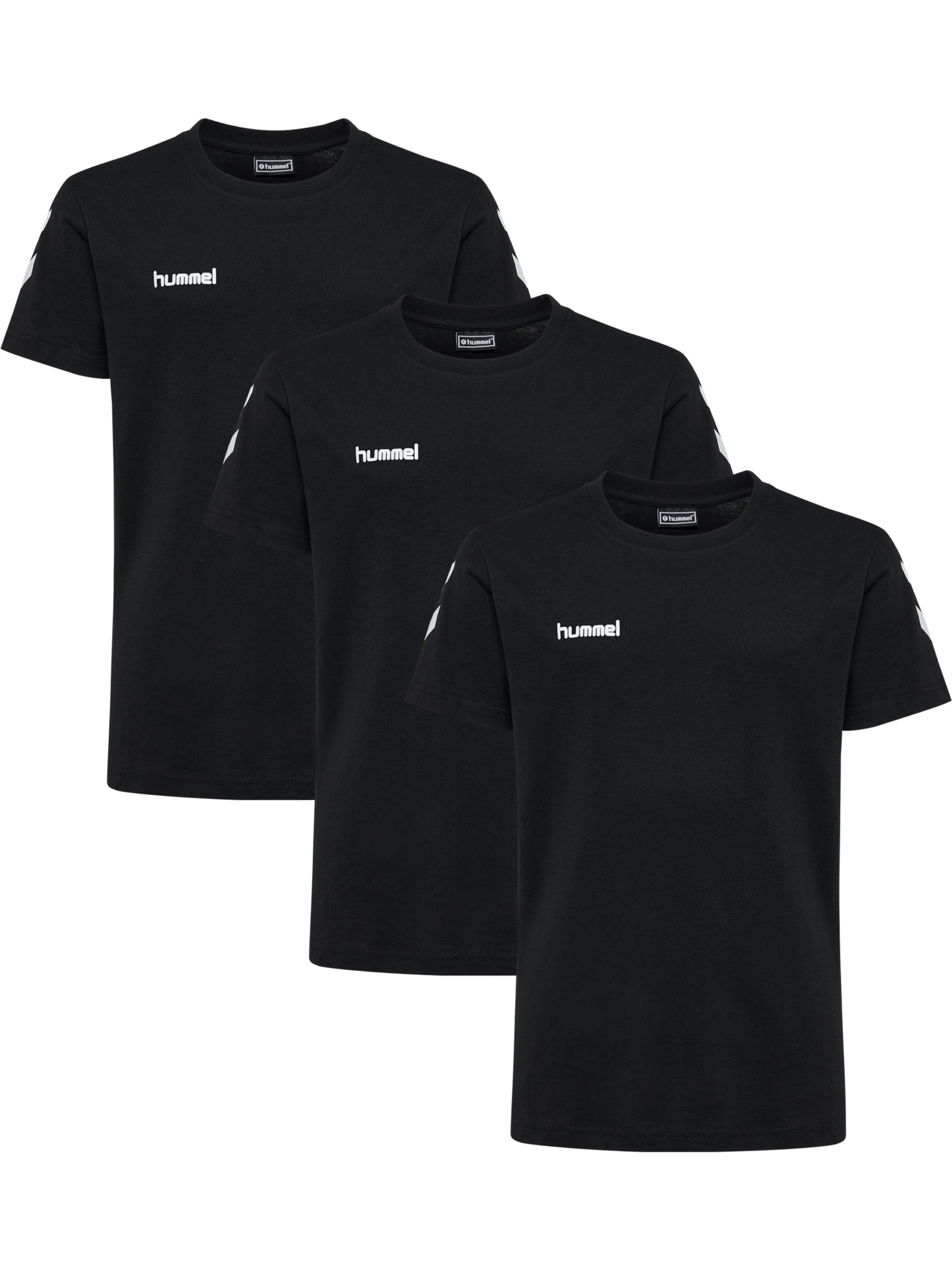 Hummel T-Shirt in XXL in schwarz / weiß, Produktansicht