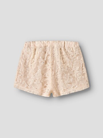 NAME IT regular Bukser i hvid