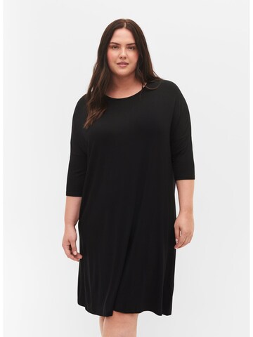 Zizzi Dress 'Mmaya' in Black: front