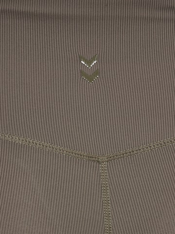 Hummel Flared Workout Pants in Brown
