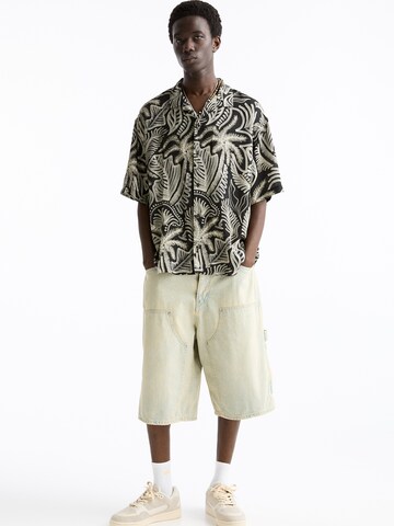Pull&Bear Comfort fit Ing - fekete