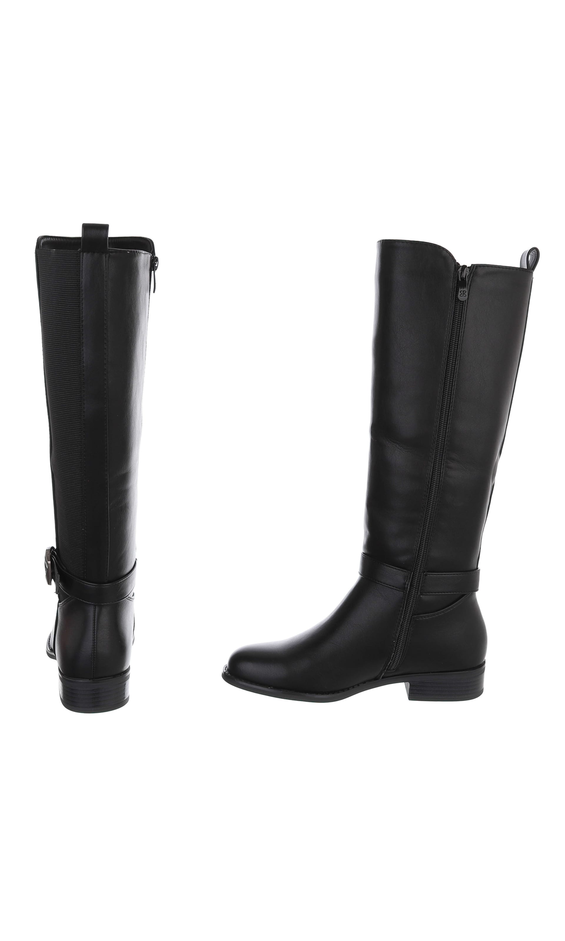 Ital-Design Stiefel in Schwarz