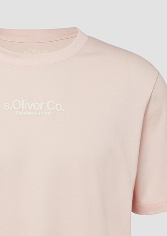 T-Shirt s.Oliver en rose