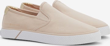 TOMMY HILFIGER Slip on boty – béžová