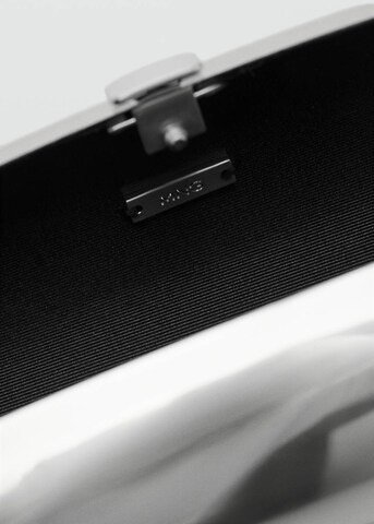 MANGO Crossbody Bag 'Lavinia' in Silver