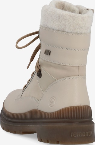 REMONTE Schnürstiefelette in Beige