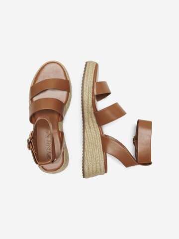 ONLY Strap sandal 'Minerva-1' in Brown