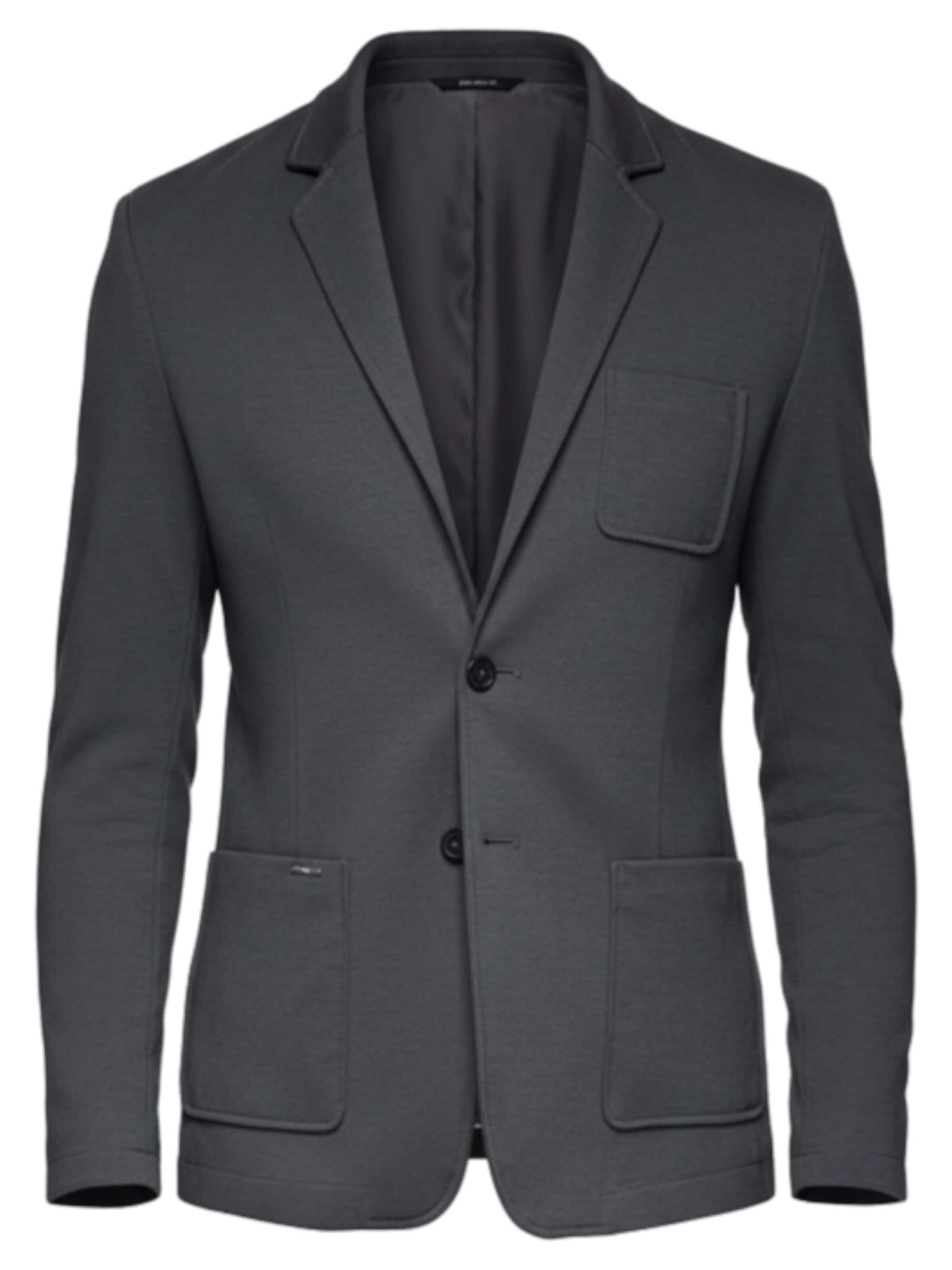Coupe regular Veste de costume Ombre en gris : devant