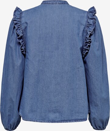 Only Petite Bluse in Blau