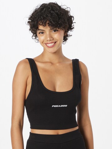 Pegador - Top 'RUBY' em preto: frente